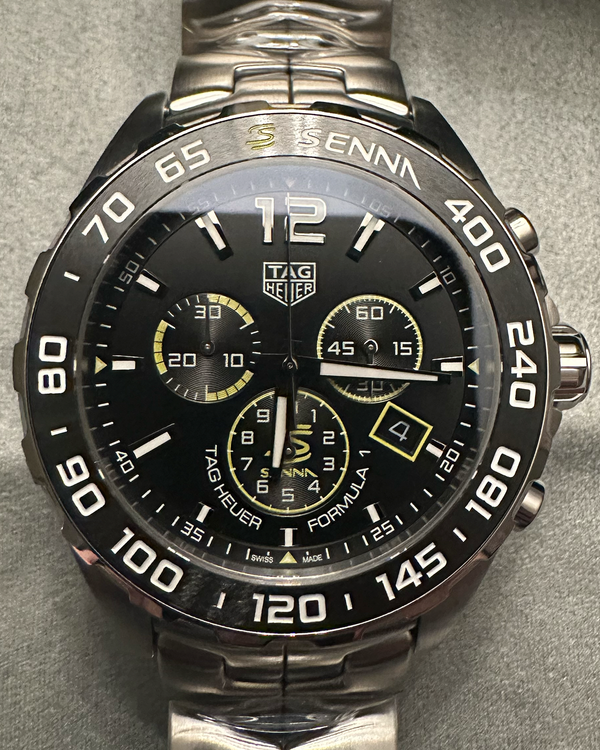 Tag Heuer Formula 1 "Senna" S.E. 43MM Quartz Grey Dial Steel Bracelet (CAZ101AF.BA0637)