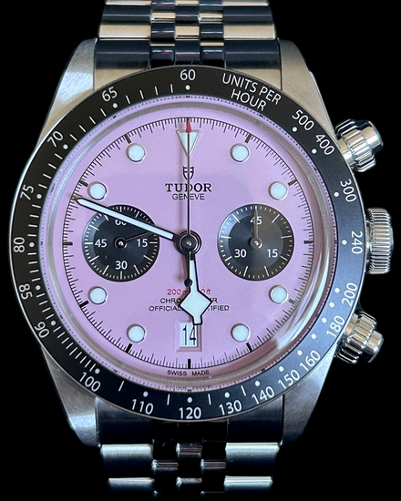 No Reserve - 2024 Tudor Black Bay "Miami" 41MM Pink Dial Steel Bracelet (79360N)