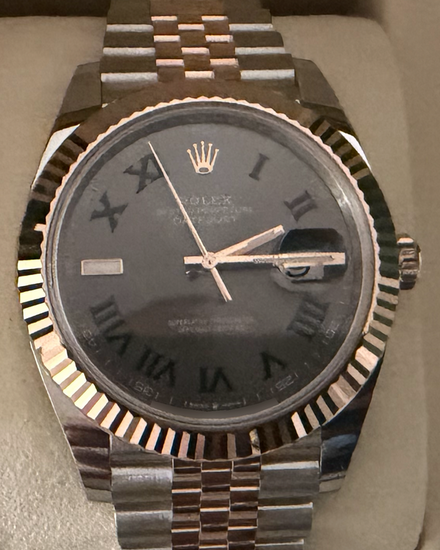2025 Rolex Datejust "Wimbledon" 41MM Slate Dial Two-Tone Jubilee Bracelet (126331)