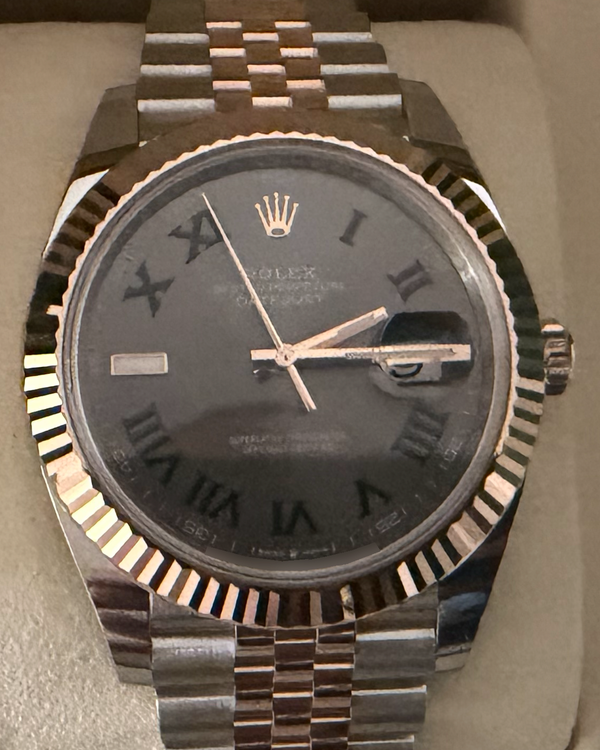 2025 Rolex Datejust "Wimbledon" 41MM Slate Dial Two-Tone Jubilee Bracelet (126331)