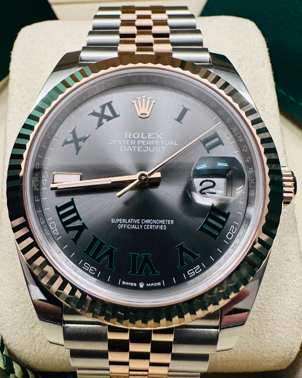 2026 Rolex Datejust "Wimbledon" 41MM Slate Dial Two-Tone Jubilee Bracelet (126331)