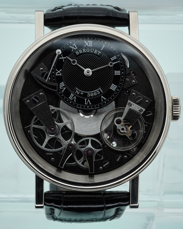 2014 Breguet Tradition 40MM Skeleton Dial Leather Strap (7057BB/G9/9W6)