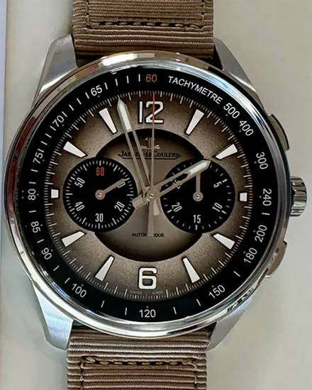 2025 Jaeger-LeCoultre Polaris Chronograph 42MM Grey Dial Textile Strap (Q902843J)