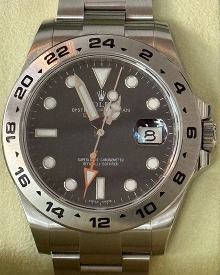 2017 Rolex Explorer II 42MM Black Dial Oyster Bracelet (216570)
