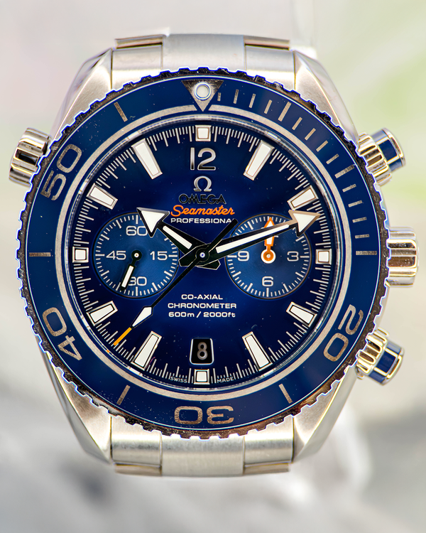 2025 Omega Seamaster Planet Ocean 600M 45.5MM Blue Dial Titanium Bracelet (232.90.46.51.03.001)
