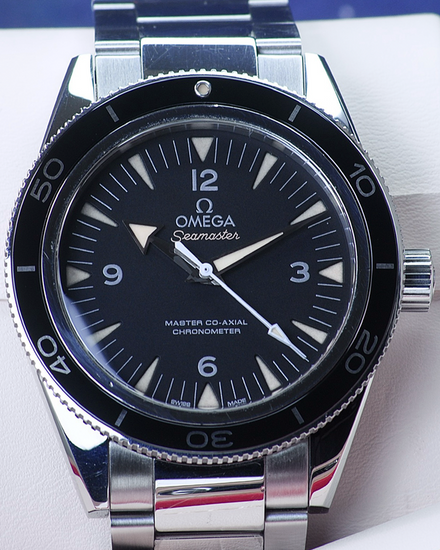 2019 Omega Seamaster 300 41MM Black Dial Steel Bracelet (233.30.41.21.01.001)
