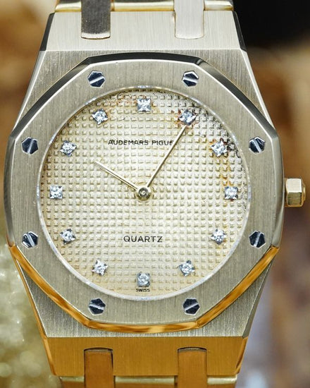 Audemars Piguet Royal Oak 30MM Quartz Champagne Dial Steel Bracelet (6008BA)