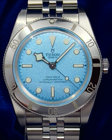 2025 Tudor Black Bay 54 "Lagoon Blue" 37MM Blue Dial Steel Bracelet (79000)