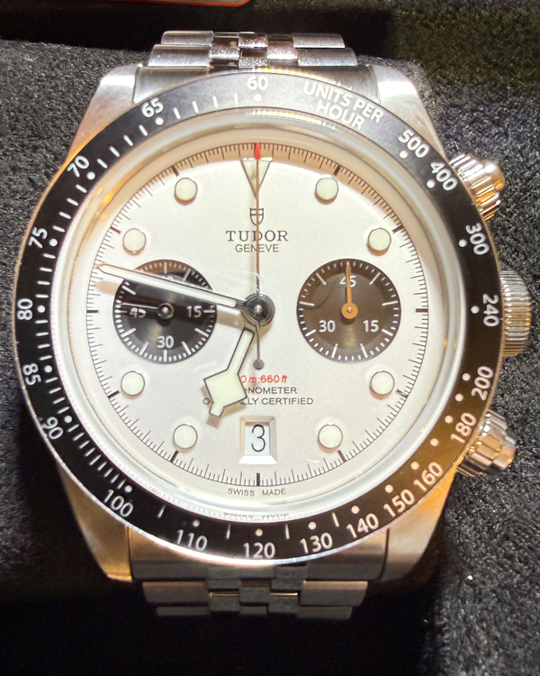 2025 Tudor Black Bay Chrono "Panda" 41MM White Dial Steel Bracelet (79360N)