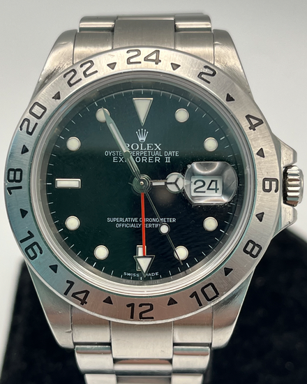 2007 Rolex Explorer II 40MM Black Dial Oyster Bracelet (16570)