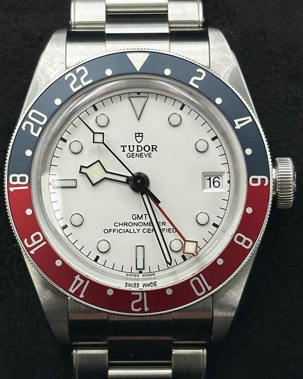 2025 Tudor Black Bay GMT "Pepsi" 41MM White Dial Steel Bracelet (79830RB)