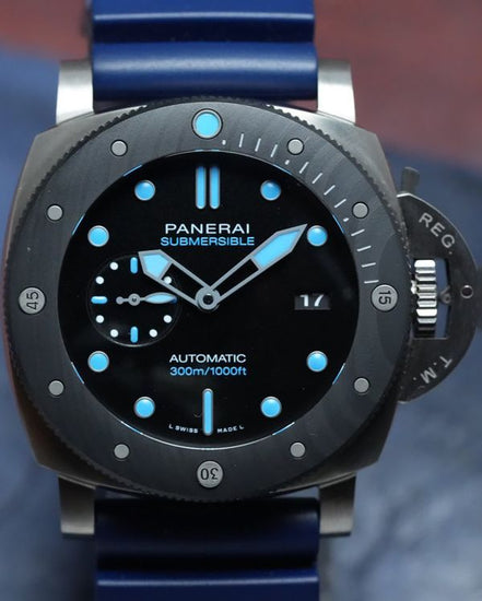 2025 Panerai Submersible BMG-Tech 47MM Black Dial Rubber Strap (PAM02799)