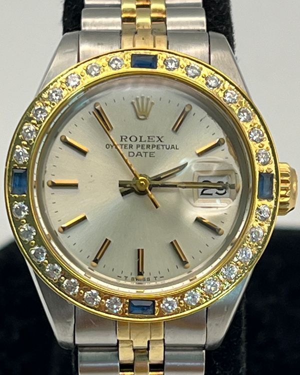 1980 Rolex Lady-Datejust 26MM Silver Dial Two-Tone Jubilee Bracelet (6917)