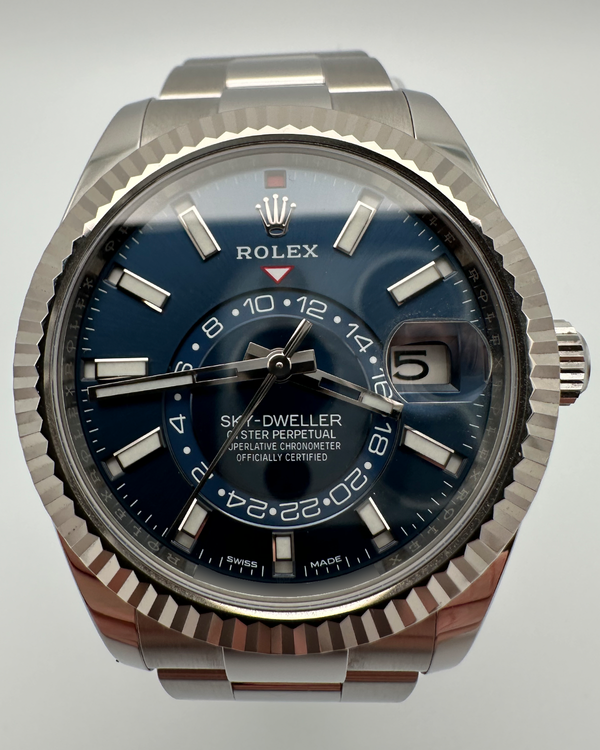 2022 Rolex Sky-Dweller 42MM Blue Dial Oyster Bracelet (326934)