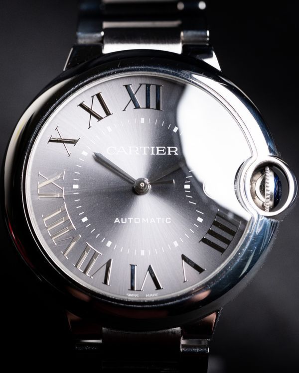 2022 Cartier Ballon Bleu 40MM Grey Dial Steel Bracelet (WSBB0060)
