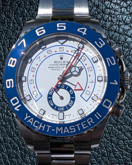 2023 Rolex Yacht-Master II 44MM White Dial Oyster Bracelet (116680)