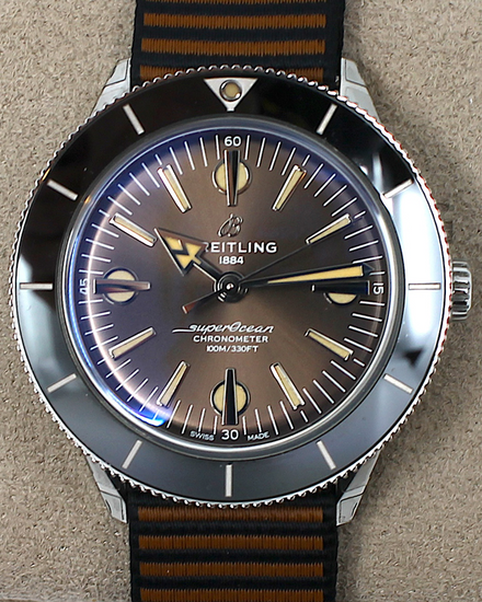 No Reserve - Breitling Superocean Heritage "’57 Outerknown" 42MM Bronze Dial Textile Strap (A10370)