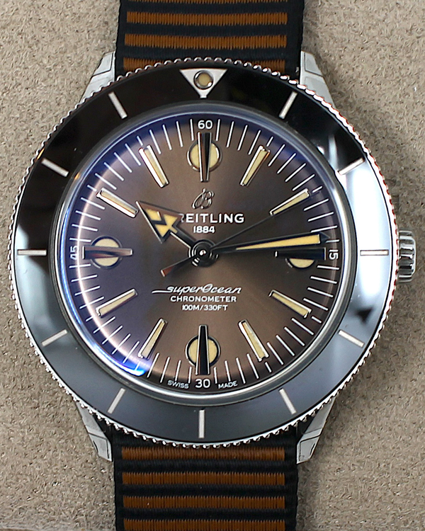 No Reserve - Breitling Superocean Heritage "’57 Outerknown" 42MM Bronze Dial Textile Strap (A10370)