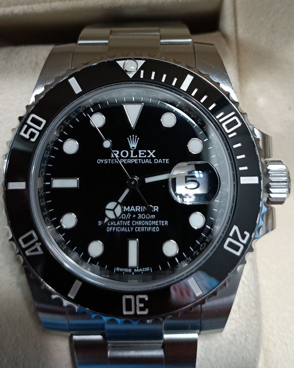 2017 Rolex Submariner Date 40MM Black Dial Oyster Bracelet (116610LN)