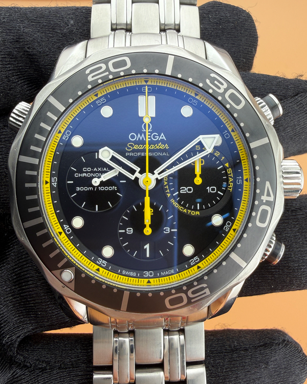 2019 Omega Seamaster Diver 300M 44MM Black Dial Steel Bracelet (212.30.44.50.01.002)