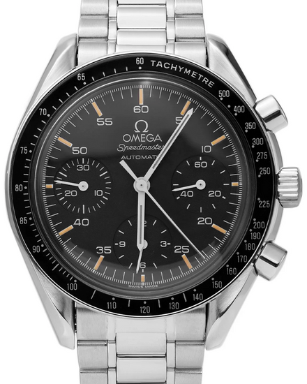 Omega Speedmaster Reduced 39MM Black Dial Steel Bracelet (3510.50.00)