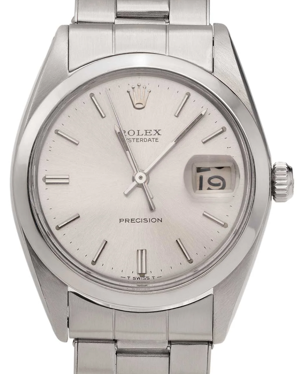 Rolex Oyster Precision Date 34MM Silver Dial Oyster Bracelet (6694)