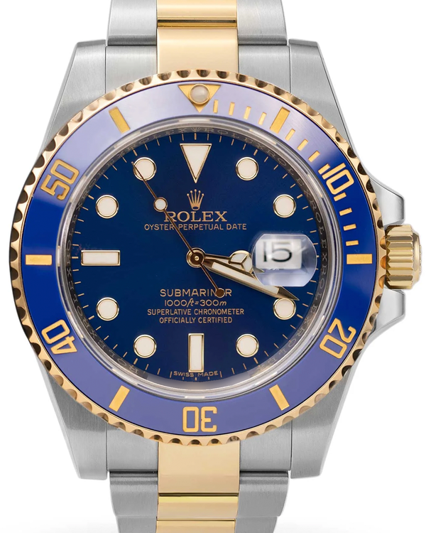 Rolex Submariner Date "Bluesy" 40MM Blue Dial Two-Tone Oyster Bracelet (16613T)