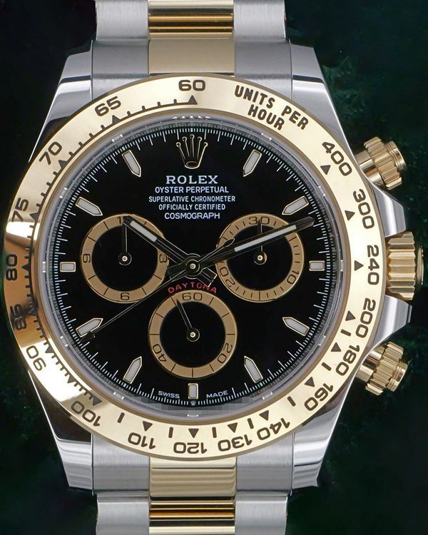 2025 Rolex Cosmograph Daytona 40MM Black Dial Two-Tone Oyster Bracelet (126503)