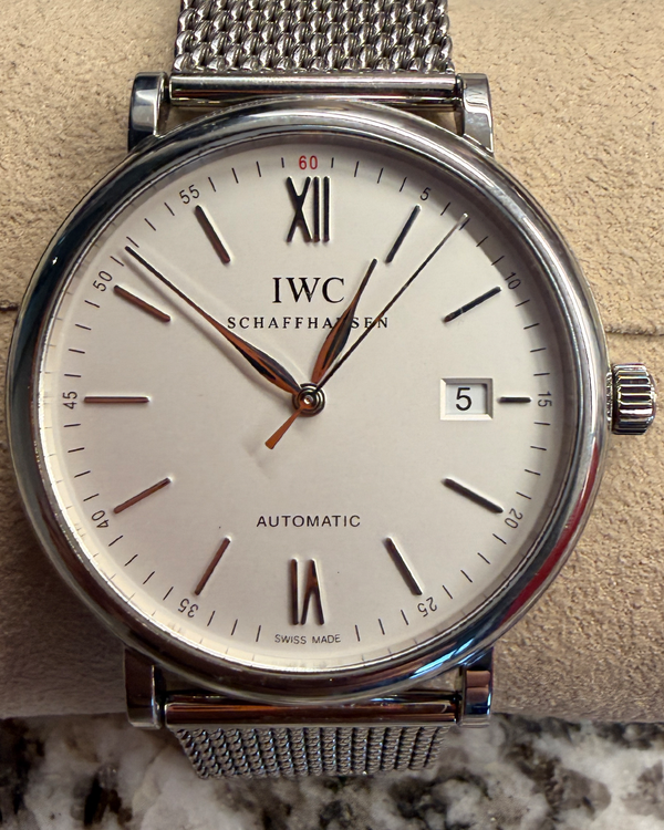 2023 IWC Schaffhausen Portofino 40MM Silver Dial Steel Bracelet (IW356505)