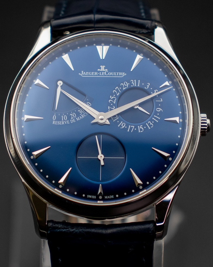 2019 Jaeger-LeCoultre Master Ultra Thin 39MM Blue Dial Leather Strap (Q1378480)