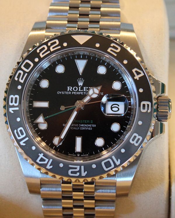 2025 Rolex GMT-Master II "Bruce Wayne" 40MM Black Dial Jubilee Bracelet (126710GRNR)