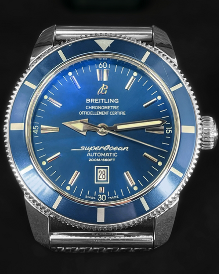 Breitling Superocean Heritage 46MM Blue Dial Steel Bracelet (A17320)