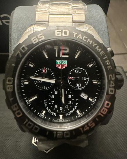 Tag Heuer Formula 1 43MM Quartz Black Dial Steel Bracelet (CAZ1010.BA0842)