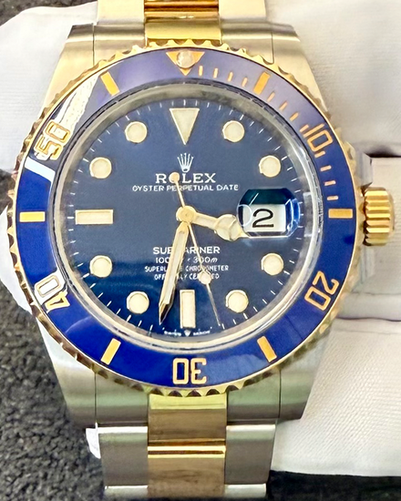 2023 Rolex Submariner Date "Bluesy" 41MM Blue Dial Two-Tone Oyster Bracelet (126613LB)