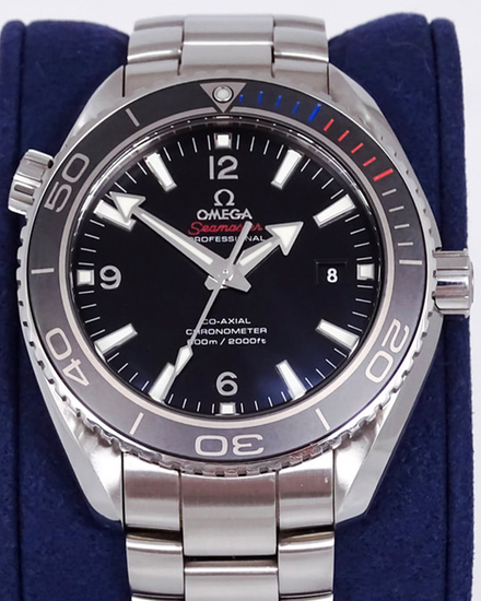 2014 Omega Seamaster Planet Ocean 600M "Sochi 2014" L. E. 45.5MM Black Dial Steel Bracelet (522.30.46.21.01.001)