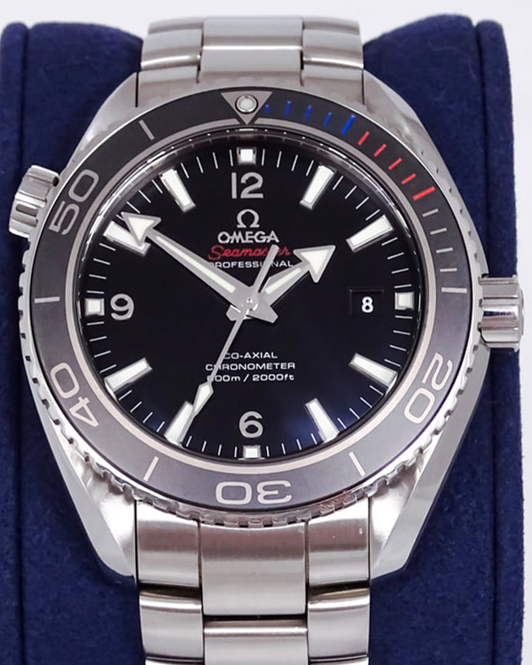 2014 Omega Seamaster Planet Ocean 600M "Sochi 2014" L. E. 45.5MM Black Dial Steel Bracelet (522.30.46.21.01.001)