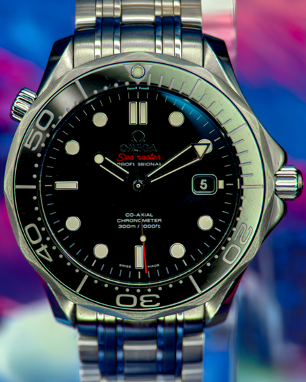 2013 Omega Seamaster Diver 300M 41MM Black Dial Steel Bracelet (212.30.41.20.01.003)