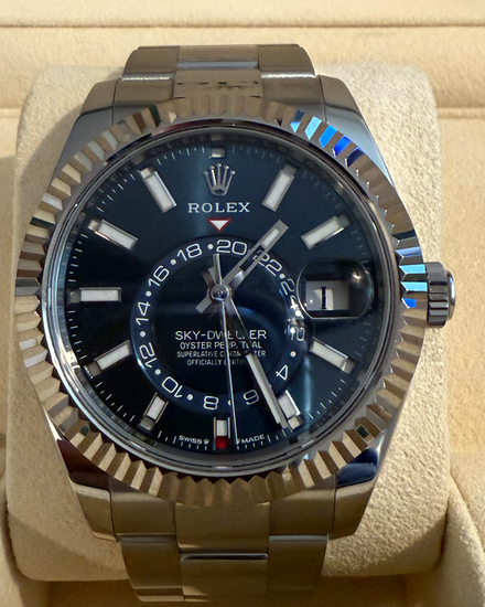 2023 Rolex Sky-Dweller 42MM Blue Dial Oyster Bracelet (336934)