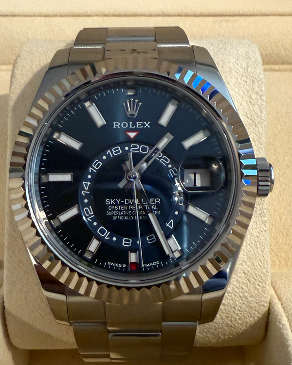 2023 Rolex Sky-Dweller 42MM Blue dial Oyster Bracelet (336934)