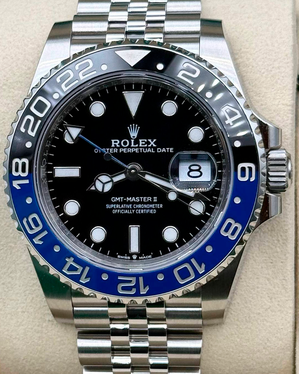 2025 Rolex GMT-Master II "Batgirl" 40MM Black Dial Jubilee Bracelet (126710BLNR)