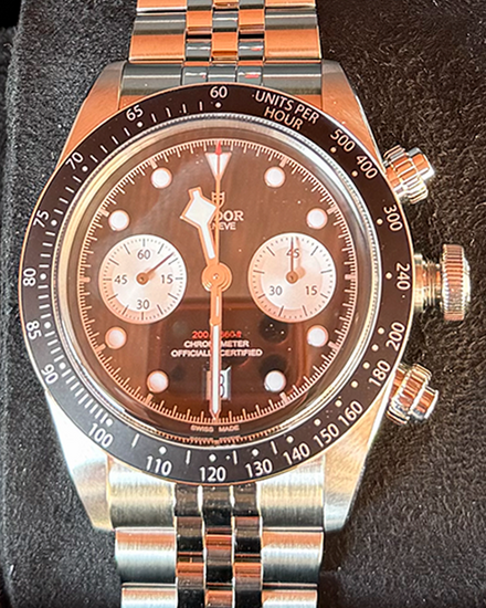 2025 Tudor Black Bay Chrono 41MM Black Dial Steel Bracelet (79360N)