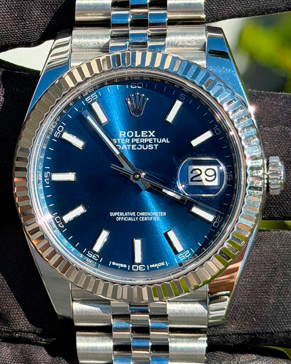 2018 Rolex Datejust 41MM Blue Dial Jubilee Bracelet (126334)