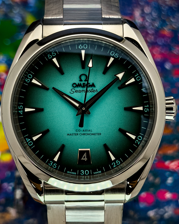 2025 Omega Seamaster Aqua Terra 150M 41MM Turquoise Dial Steel Bracelet (220.10.41.21.03.006)