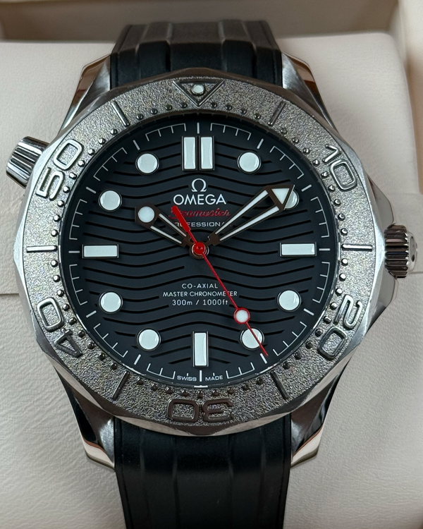 2021 Omega Seamaster Diver 300M "Nekton Edition" 42MM Black Dial Rubber Strap (210.32.42.20.01.002)
