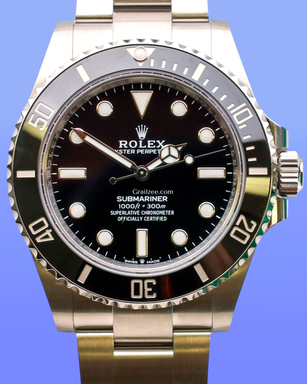 2025 Rolex Submariner No-Date 41MM Black Dial Oyster Bracelet (124060)