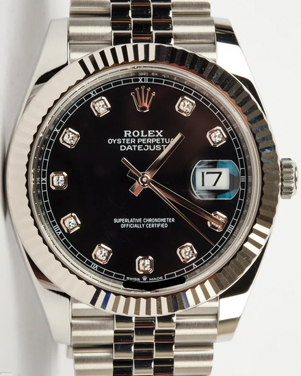 2025 Rolex Datejust 41MM Black Dial Jubilee Bracelet (126334)