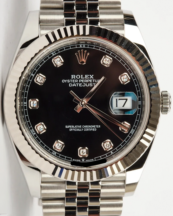 2025 Rolex Datejust 41MM Black Dial Jubilee Bracelet (126334)