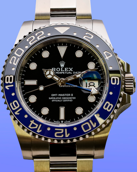 2025 Rolex GMT-Master II "Batman" 40MM Black Dial Oyster Bracelet (126710BLNR)