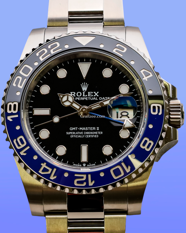 2025 Rolex GMT-Master II "Batman" 40MM Black Dial Oyster Bracelet (126710BLNR)