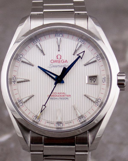 2014 Omega Seamaster Aqua Terra "Captain's Watch" 41.5MM Silver Dial Steel Bracelet (231.10.42.21.02.002)